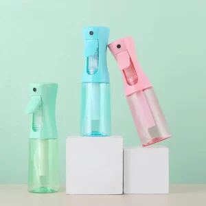 Water Mist Spray Bottles - Clear Colours - 200ml